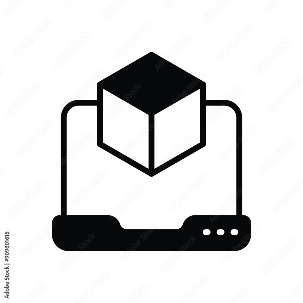Interactive simulations vector icon Interactive simulations vector icon