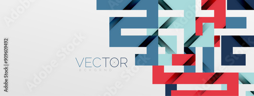 Color bend lines with shadow texture effect. Vector Illustration For Wallpaper, Banner, Background, Card, Book Illustration, landing page