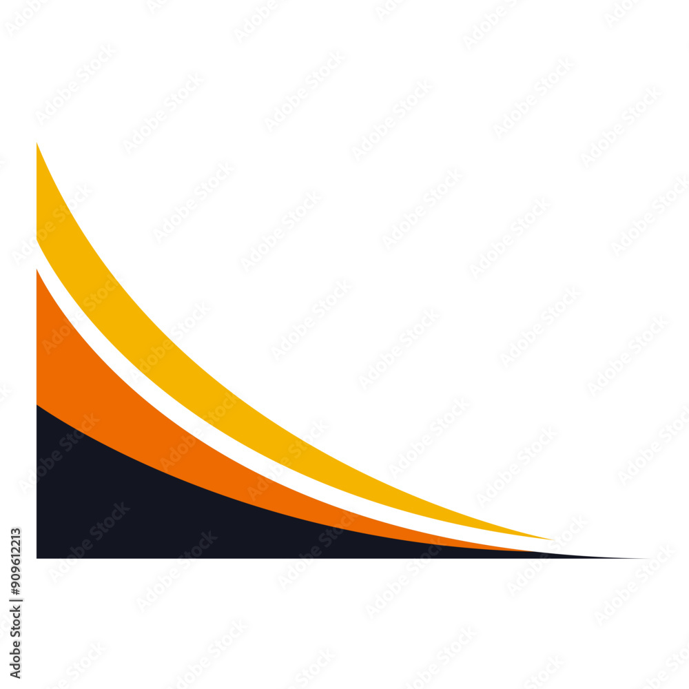 Modern Business Wave Border Modern Business Wave Border