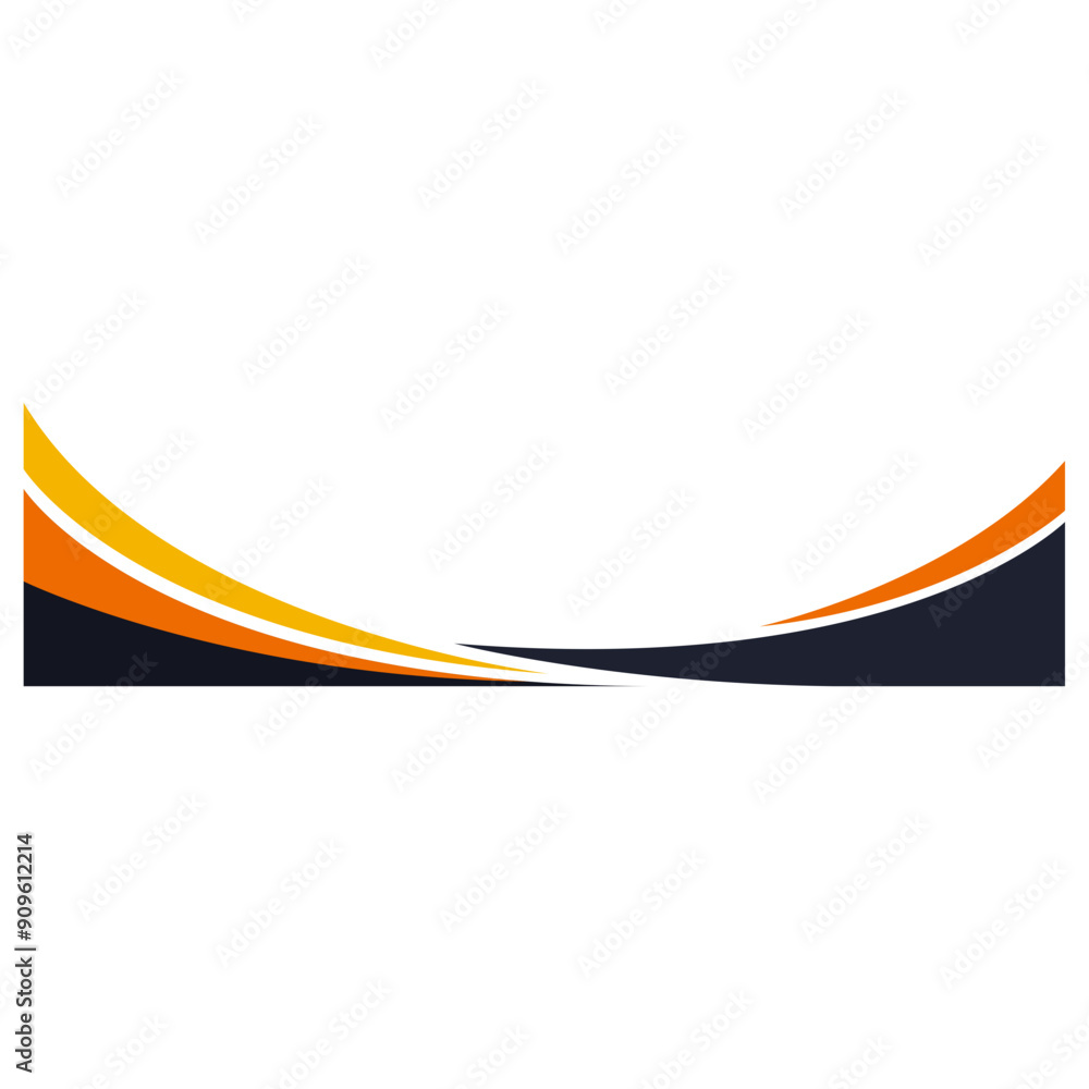 Modern Business Wave Border Modern Business Wave Border