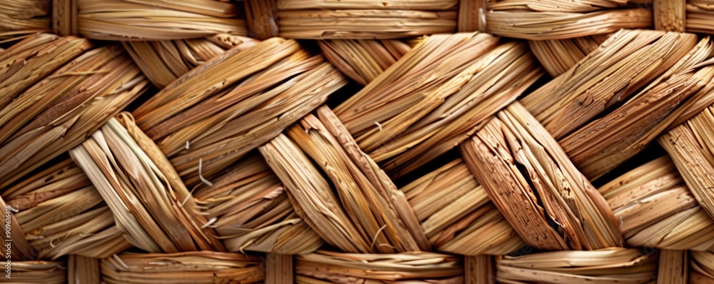 Woven Straw Basket Texture Background, 4K hyperrealistic photo Woven Straw Basket Texture Background, 4K hyperrealistic photo