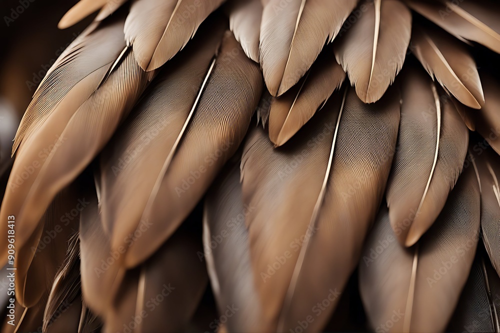 Φωτογραφία closeup feathers vulture brown feather bird natural background animal wildlife n
