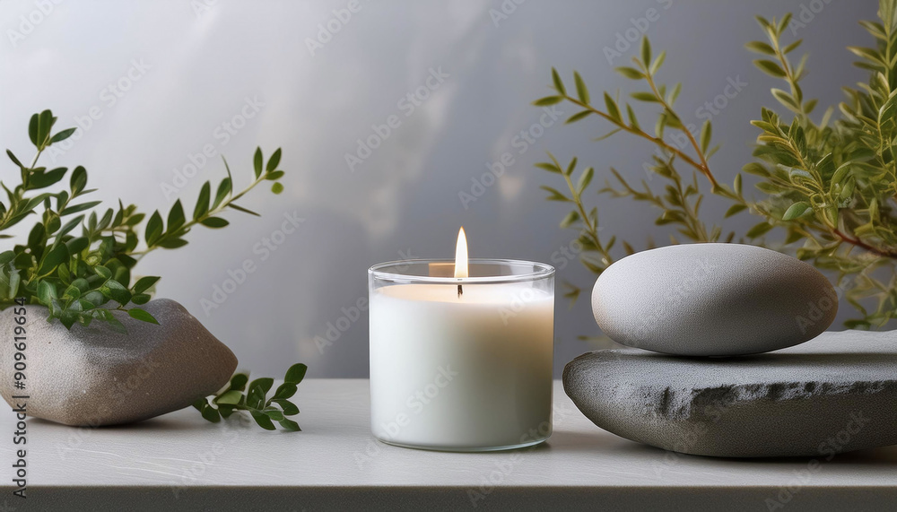 candles and stones candles and stones