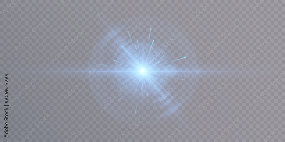 Bright PNG light effect. Abstract blue flash of light and laser beams with shimmer and glitter. Isolated on transparent background. Bright PNG light effect. Abstract blue flash of light and laser beams with shimmer and glitter. Isolated on transparent background.