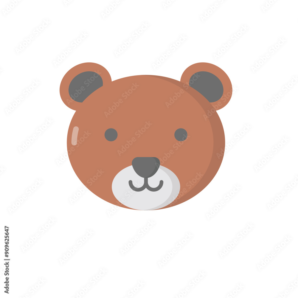 Fototapeta premium Bear vetor icon