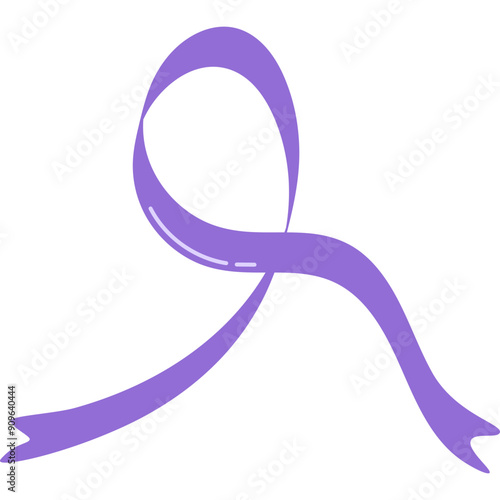 Dementia Awareness Purple Ribbon
