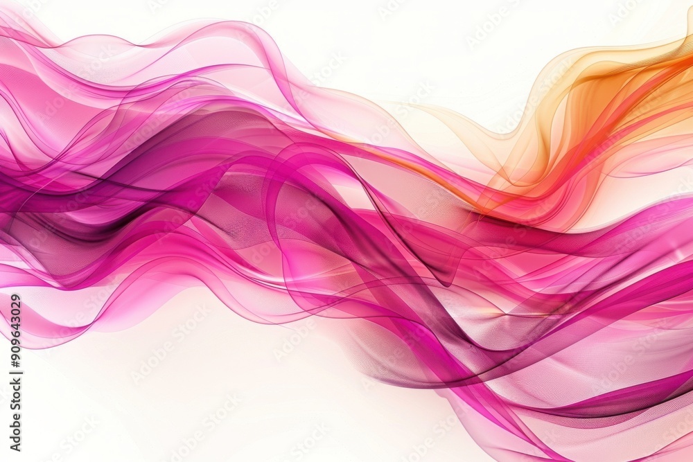 A pink and green wave with a white background A pink and green wave with a white background