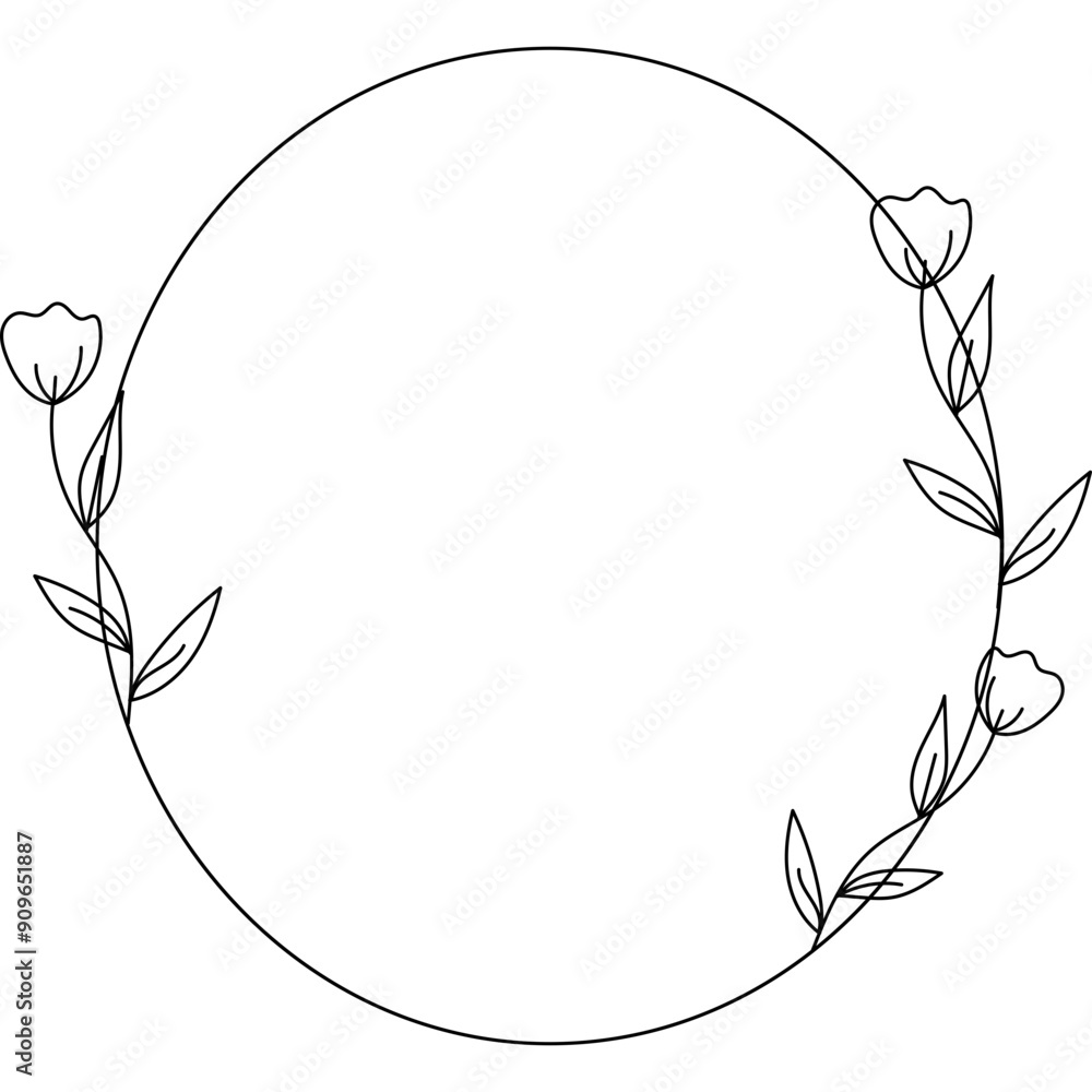 Floral Border Frame Floral Border Frame