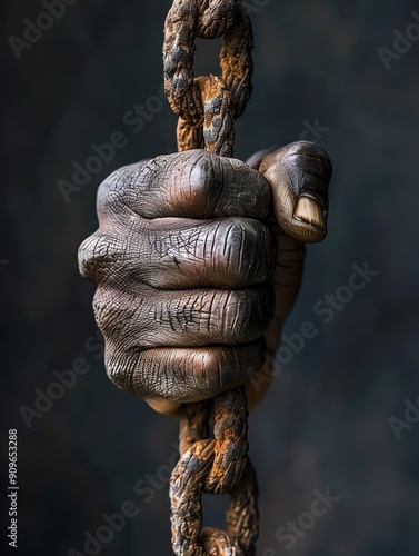 International Day for the Abolition of Slavery, freedom symbols, ample copy space