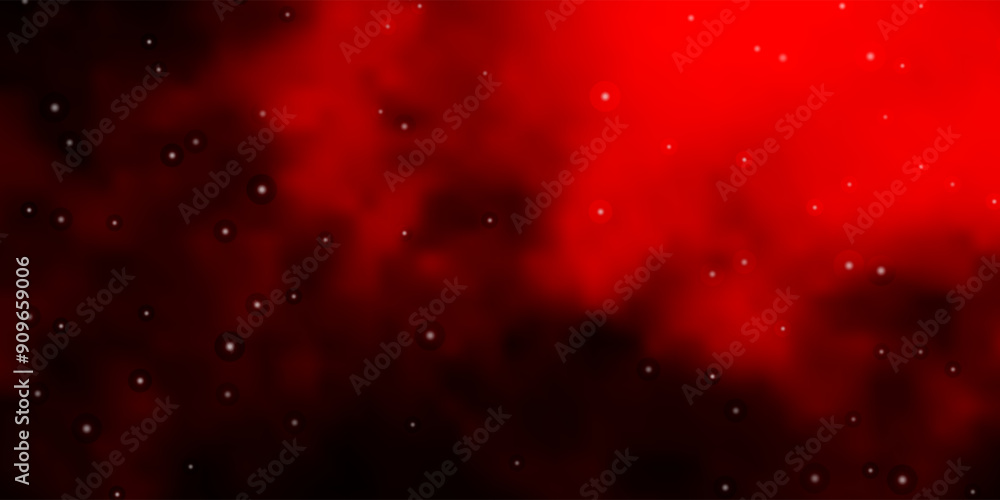 Dark Orange vector background with small and big stars. Dark Orange vector background with small and big stars.