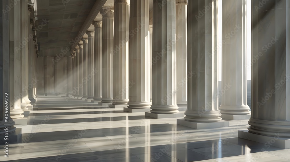 Clean and straightforward design of Roman columns, highlighting their structural beauty Clean and straightforward design of Roman columns, highlighting their structural beauty