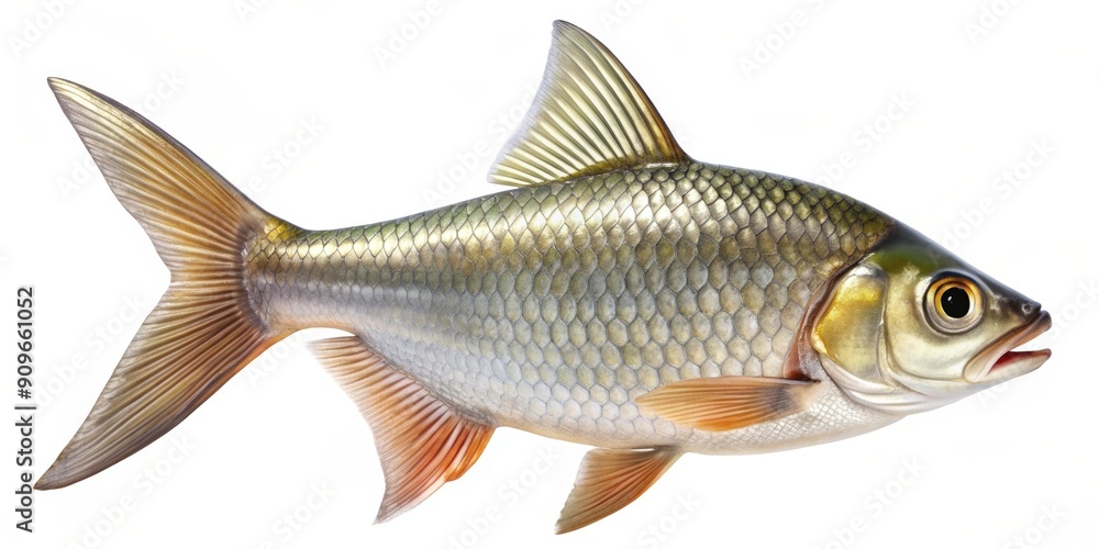 fish on white background fish on white background