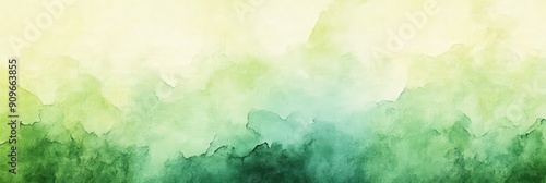 Wallpaper Mural Abstract Green Watercolor Background Torontodigital.ca