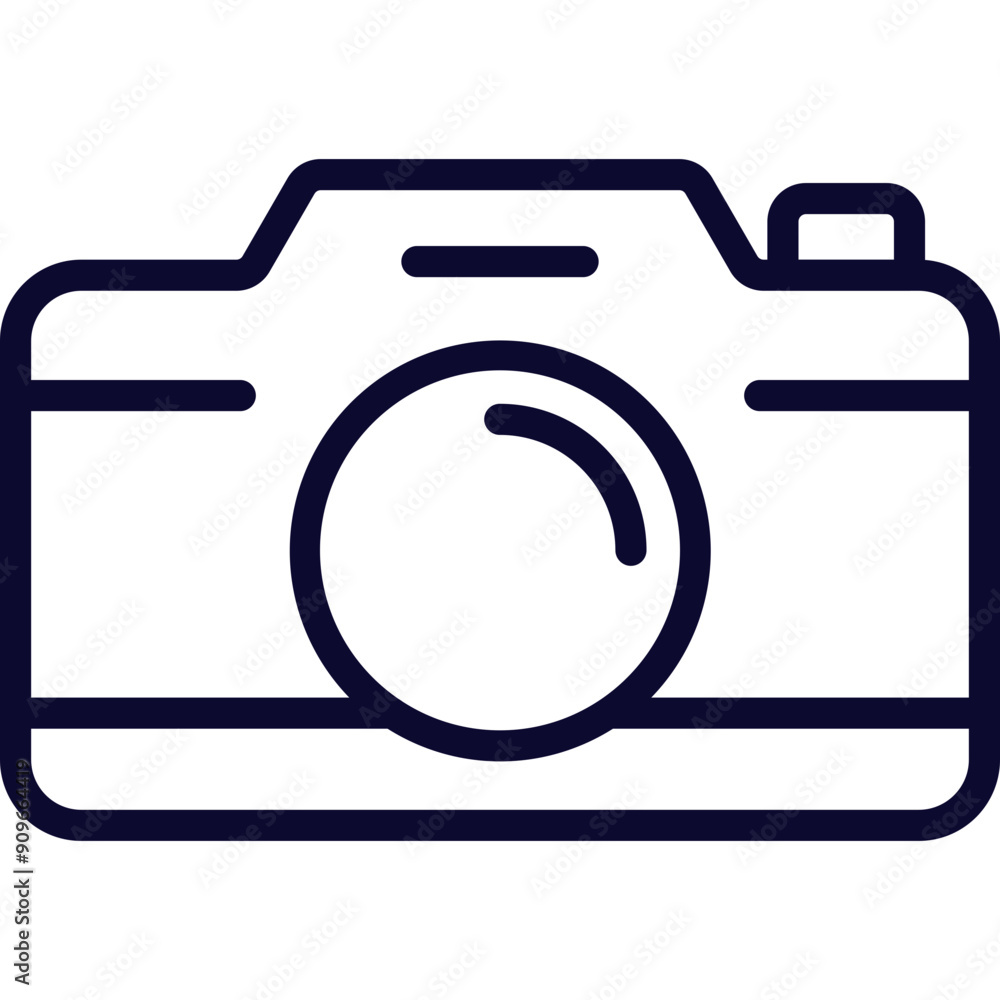 Camera Line Icon Camera Line Icon