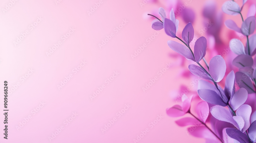 Closeup of a gradient background with shades of pink to purple, featuring subtle ribbon and floral motifs Closeup of a gradient background with shades of pink to purple, featuring subtle ribbon and floral motifs