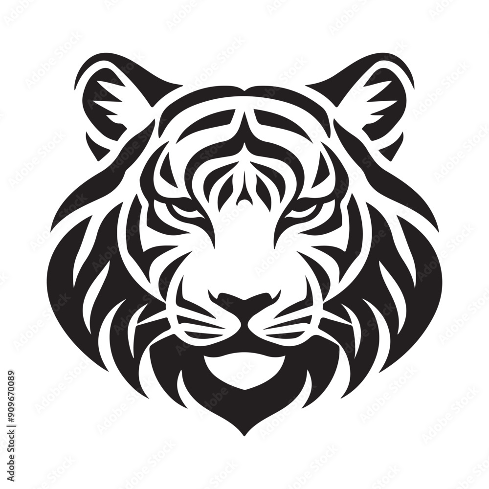 Bengal Tiger Logo Vector Images. Bengal Tiger head face logo icon template Vector Image. Bengal Tiger Logo Vector Images. Bengal Tiger head face logo icon template Vector Image.
