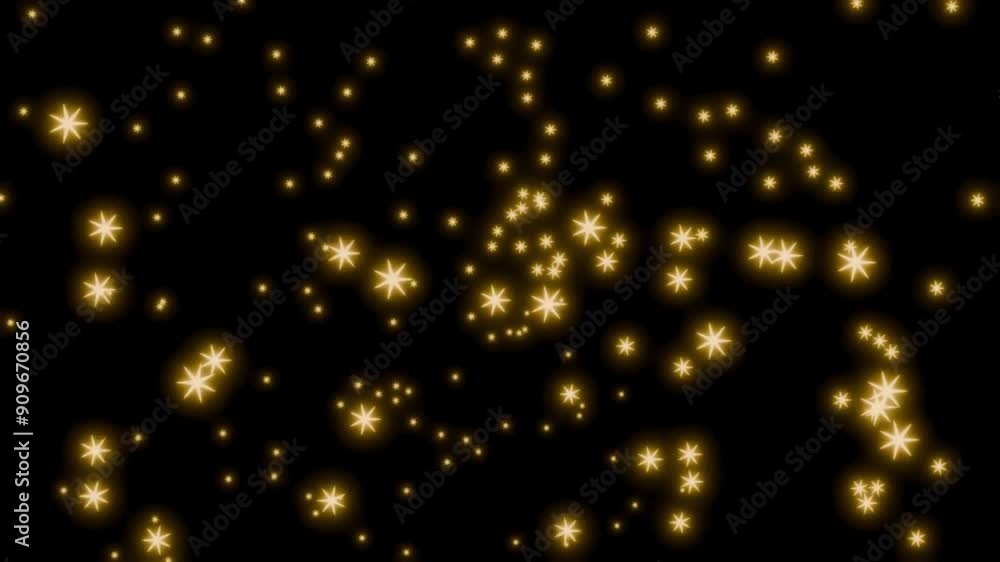 golden stars on black golden stars on black