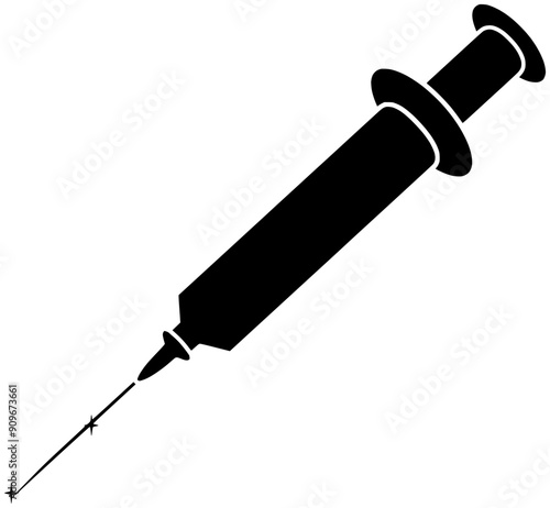 doctor illustration injection silhouette medicine logo nurse icon medical outline health hospital woman clinic vaccine vaccination treatment illness care shape patient syringe flu for vector graphic