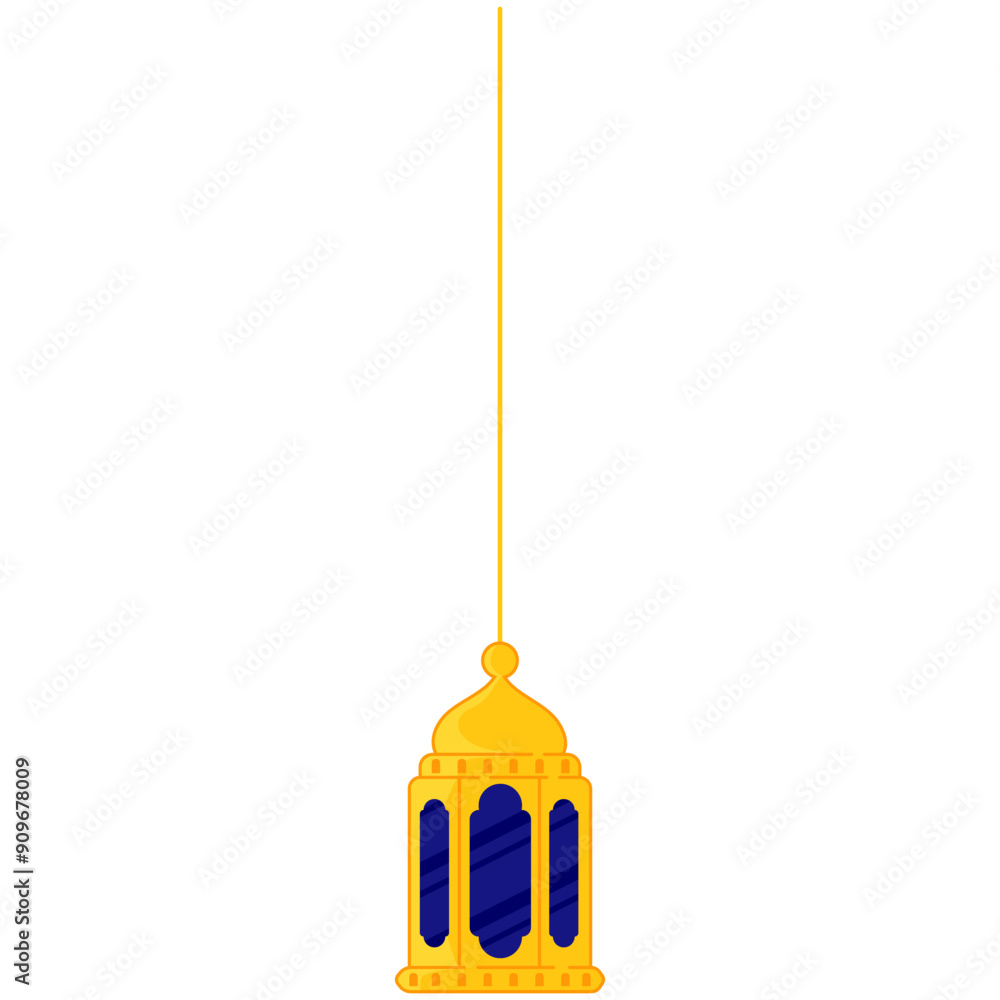 Islamic Lantern Elements Illustration Islamic Lantern Elements Illustration
