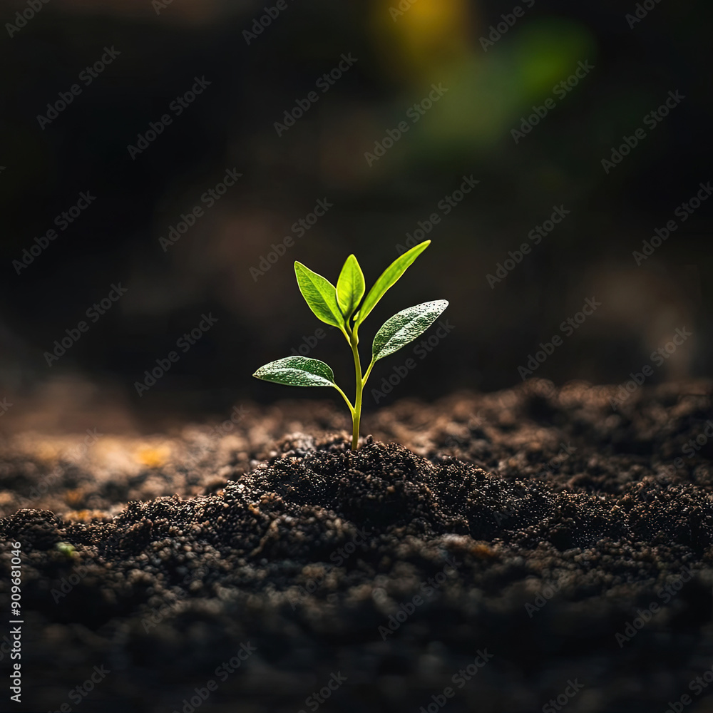 Closeup Sprout Photography AI Generated Closeup Sprout Photography AI Generated
