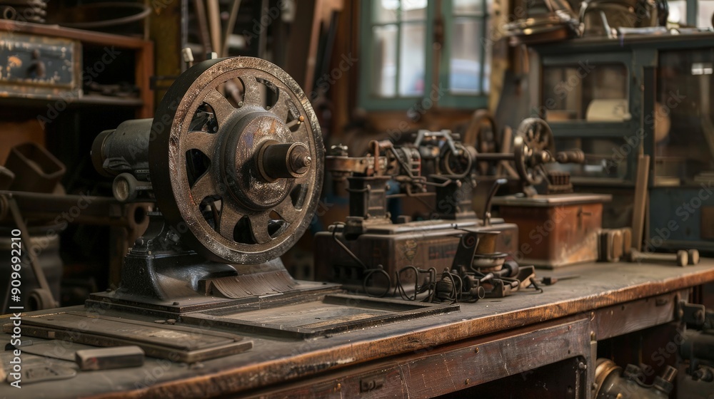 Old machinery often displays intricate designs and fine craftsmanship, reflecting the dedication to precision and functionality in manufacturing. Old machinery often displays intricate designs and fine craftsmanship, reflecting the dedication to precision and functionality in manufacturing.