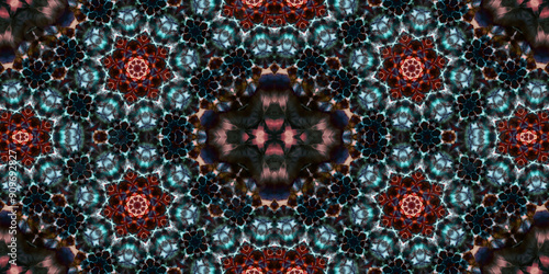 Seamless abstract pattern banner. Abstract texture art