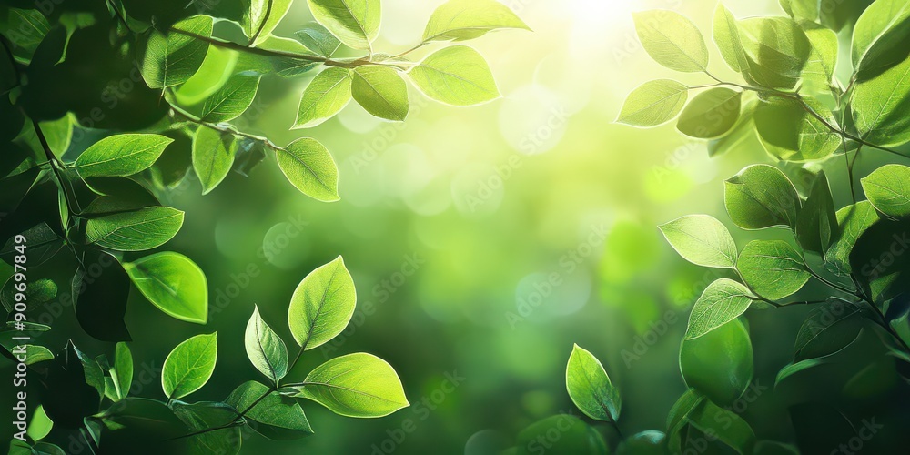 Sunlight Through Fresh Spring Leaves Sunlight Through Fresh Spring Leaves