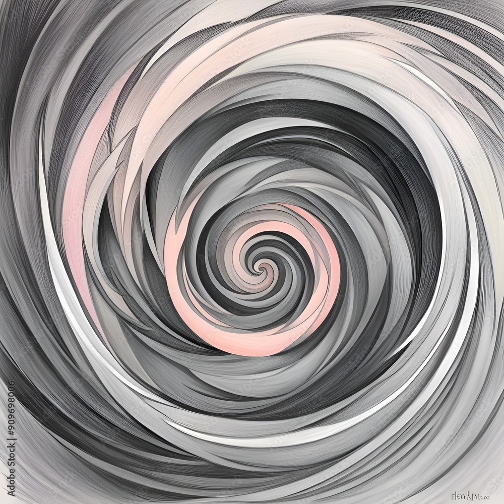 abstract red spiral abstract red spiral