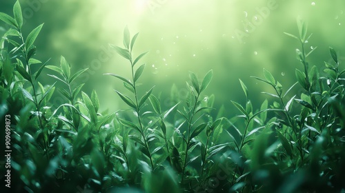 Sunlight Through Fresh Spring Leaves photo