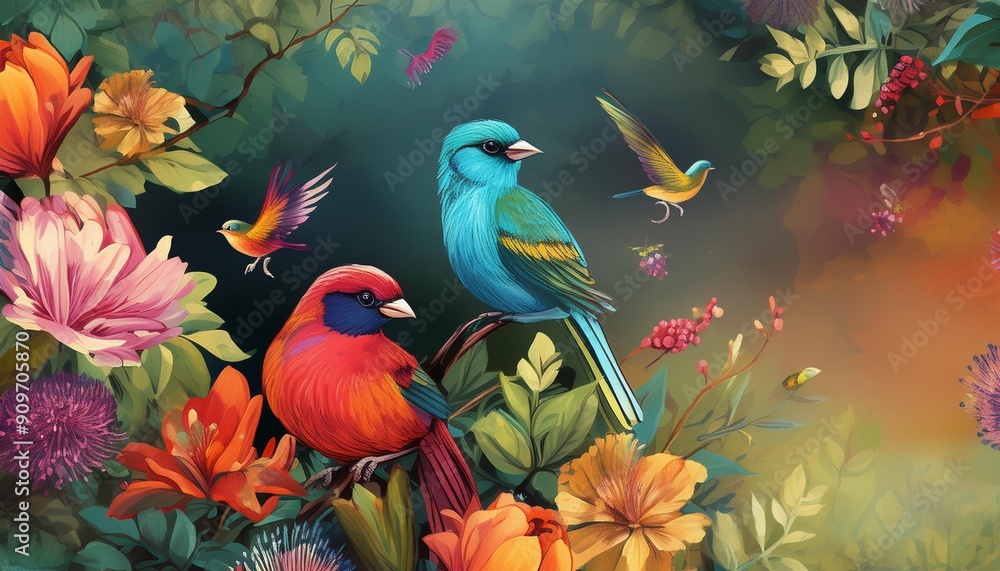 parrot on a tree, parrot on a tree,