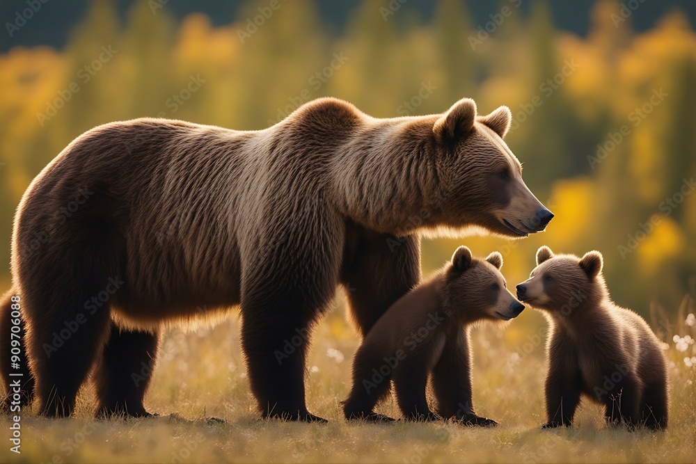 brown bear in the forest brown bear in the forest