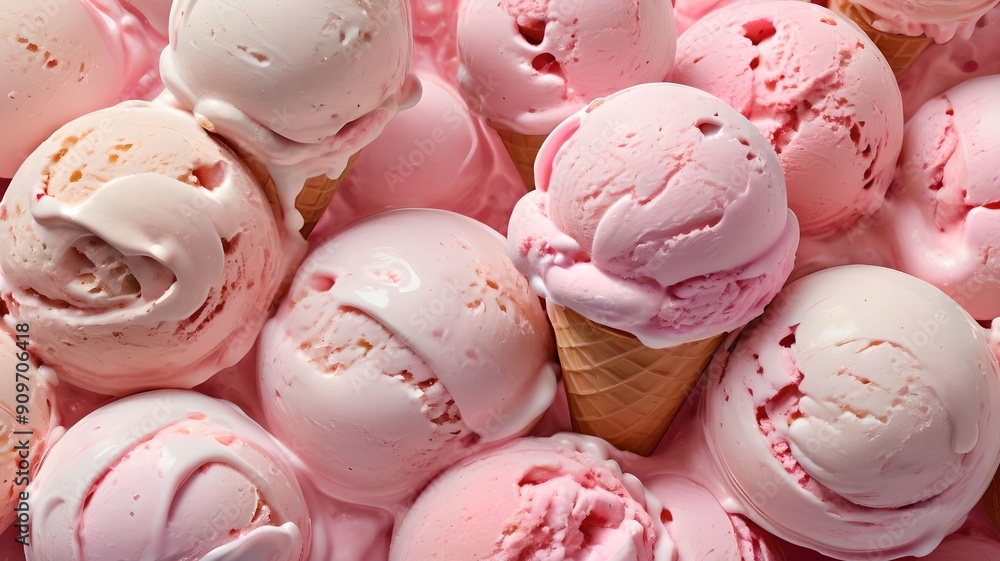 Ice cream texture, light pink, soft tones Ice cream texture, light pink, soft tones