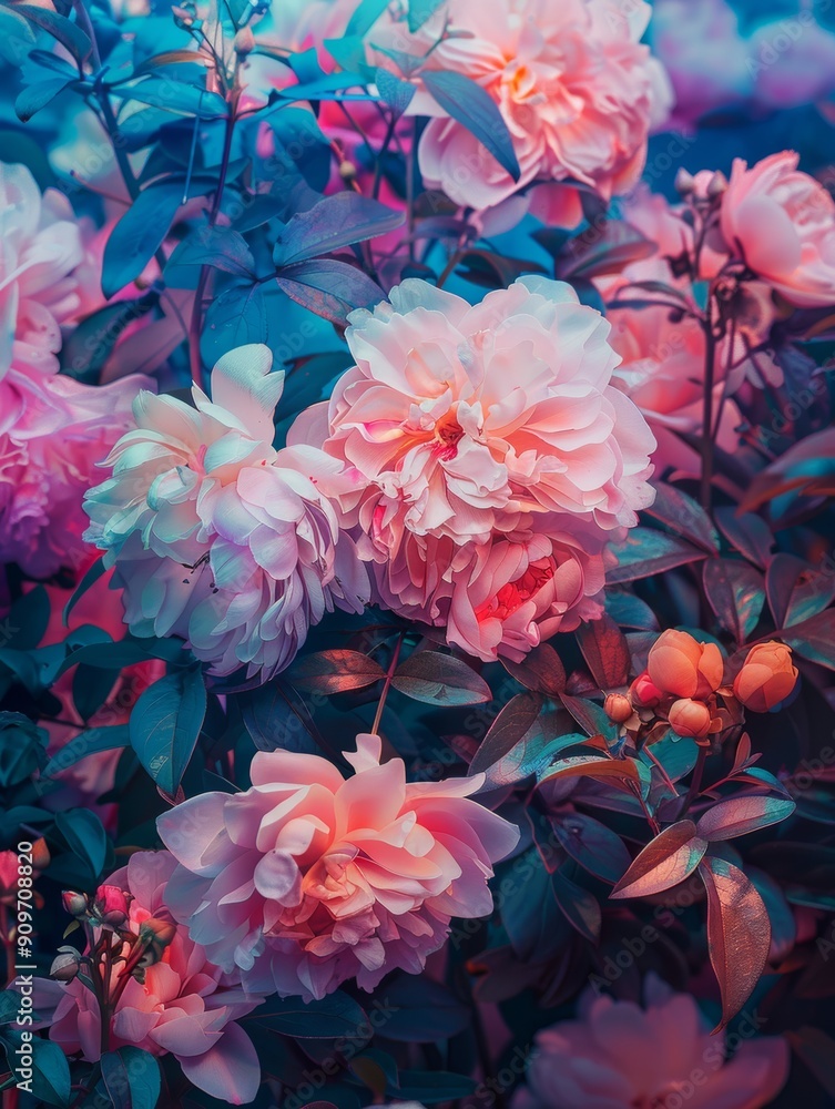Vibrant Flowers in High Definition, Perfect for Spring and Summer Decor Generative AI Vibrant Flowers in High Definition, Perfect for Spring and Summer Decor Generative AI