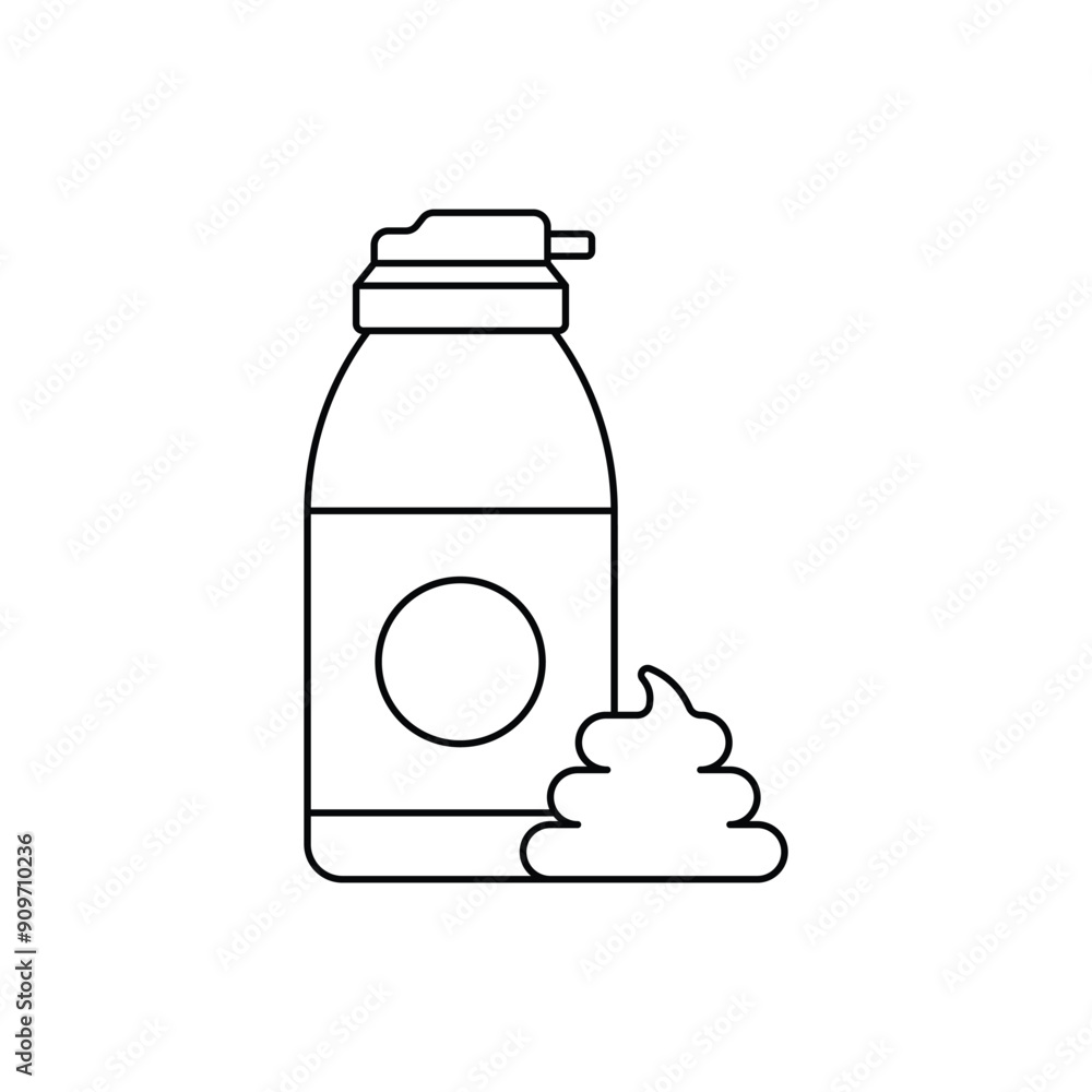 Foam vetor icon Foam vetor icon