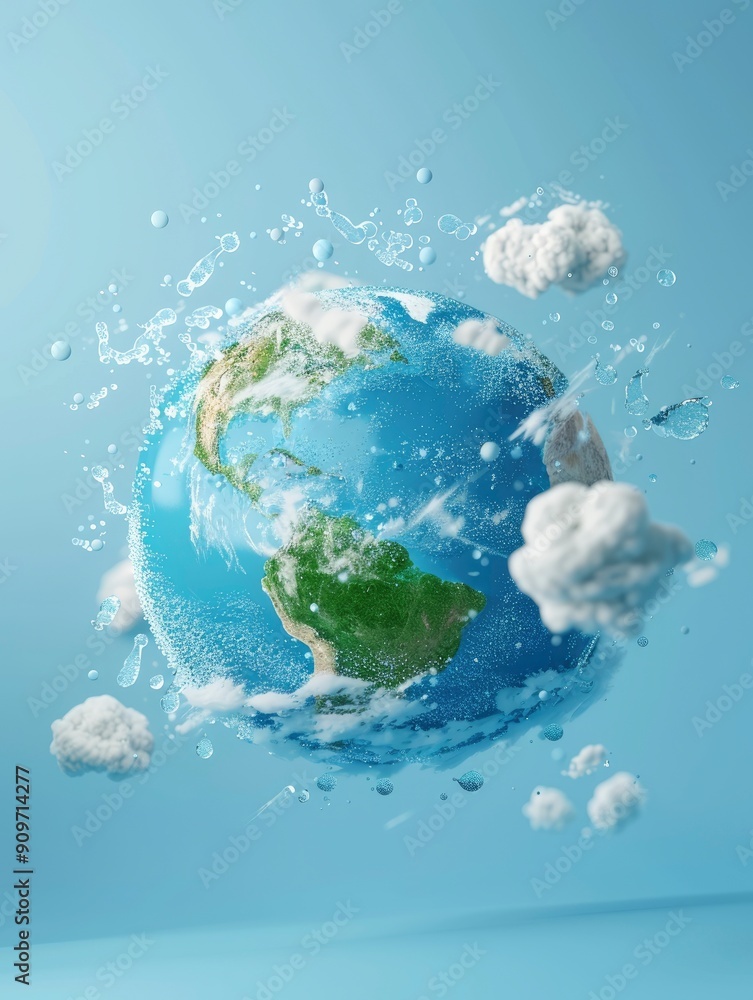 World Ozone day is observed every year on September 16 to spread awareness among people about the depletion of Ozone Layer and find possible solutions to preserve it. 3D Rendering with generative ai World Ozone day is observed every year on September 16 to spread awareness among people about the depletion of Ozone Layer and find possible solutions to preserve it. 3D Rendering with generative ai