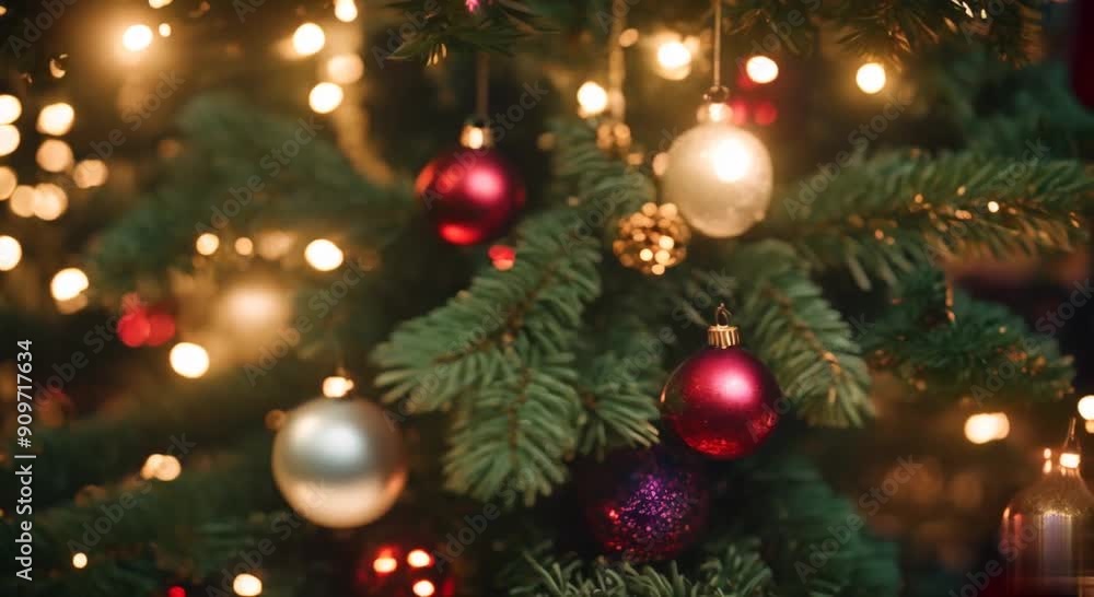 christmas tree and decorations christmas tree and decorations