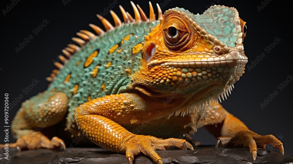 close up of a iguana close up of a iguana