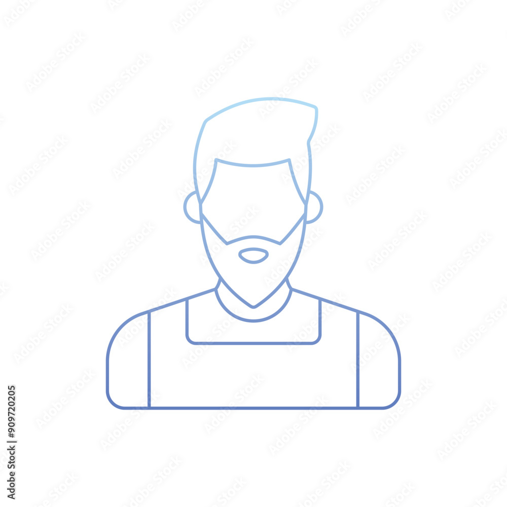 Barber vetor icon Barber vetor icon