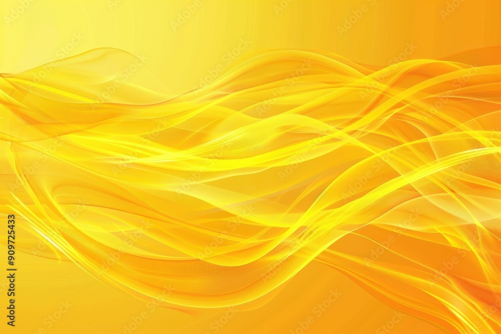 Yellow Wave Abstract Design. Powerful Abstract Yellow Wave Background Yellow Wave Abstract Design. Powerful Abstract Yellow Wave Background