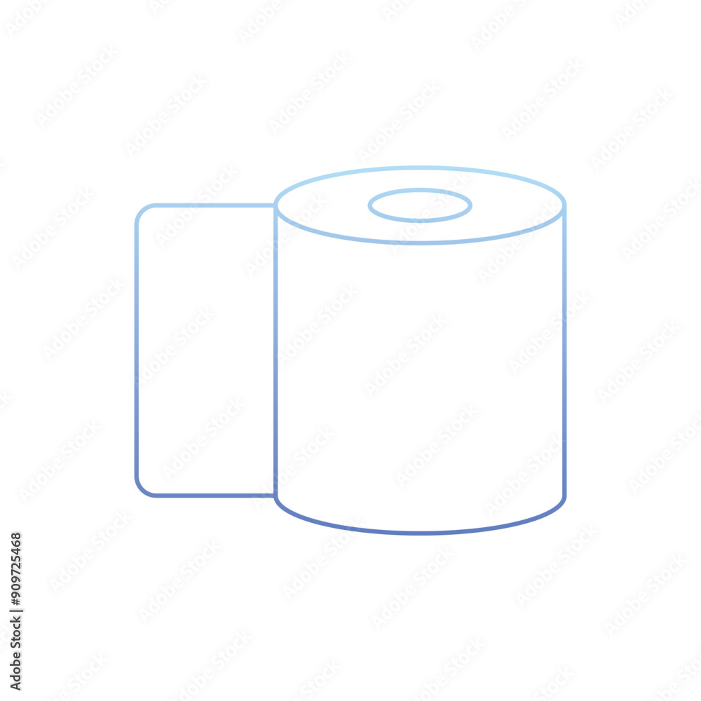 Tissue Roll vetor icon Tissue Roll vetor icon