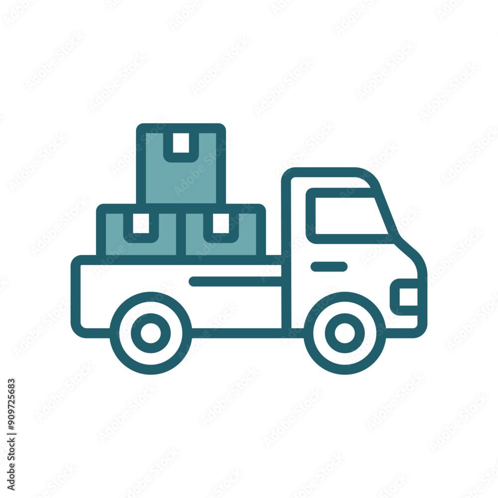 pickup truck icon vector design template simple and clean pickup truck icon vector design template simple and clean