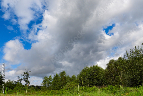 paysage nature ciel nuageux