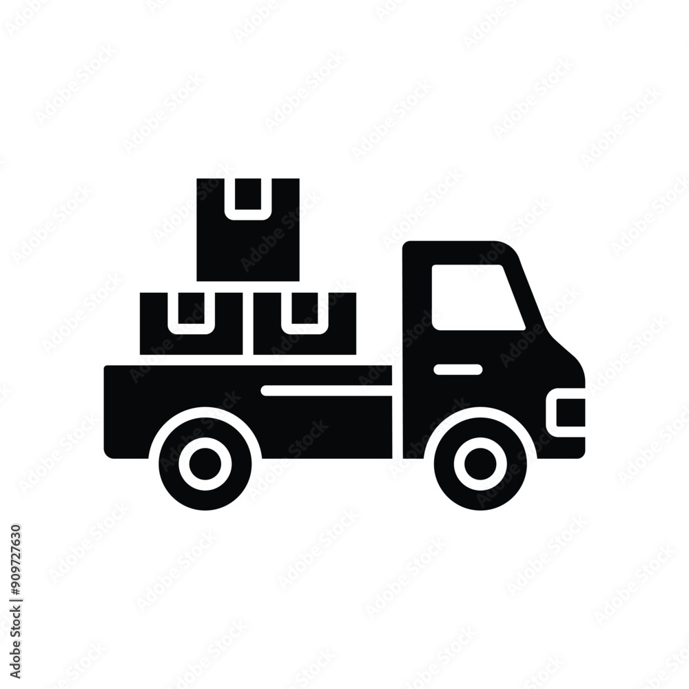 pickup truck icon vector design template simple and clean pickup truck icon vector design template simple and clean