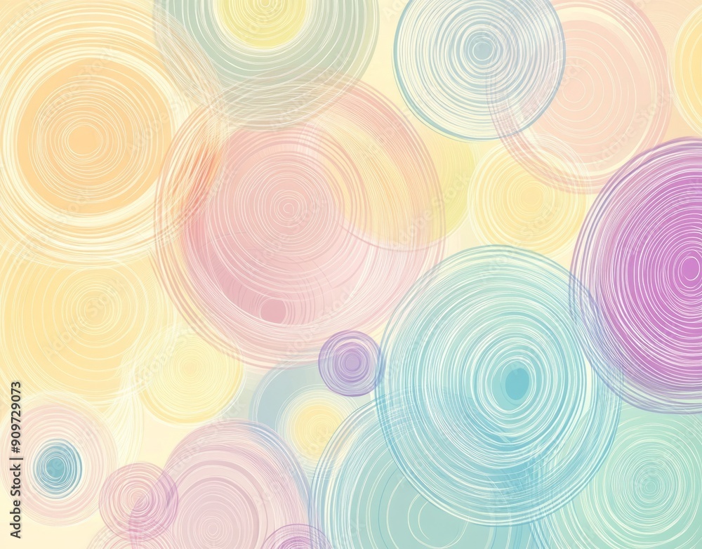 Abstract background with multicolored circles and lines. Abstract background with multicolored circles and lines.