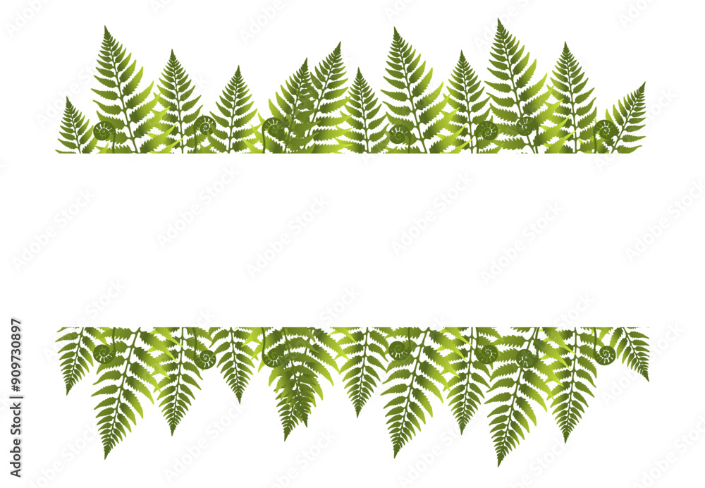 green leaves frame and border green leaves frame and border
