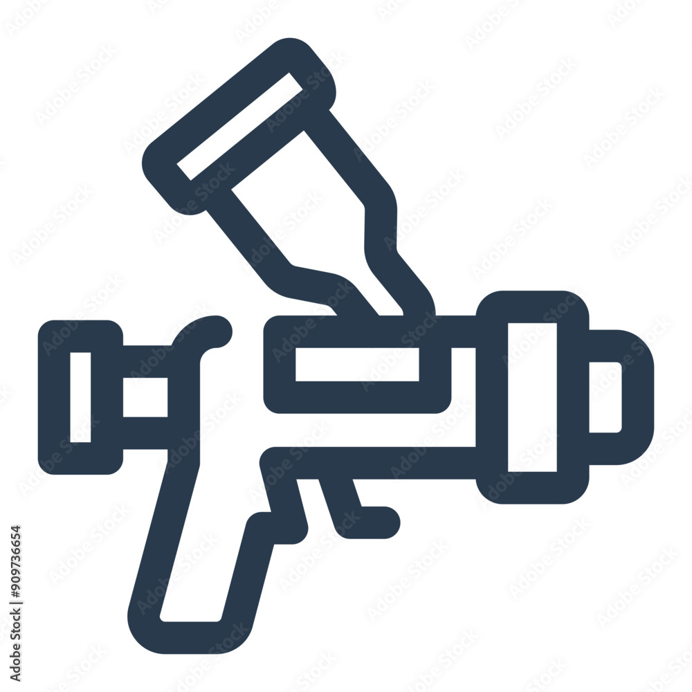 Graffiti Spray Gun Tool Vector Icon Graffiti Spray Gun Tool Vector Icon