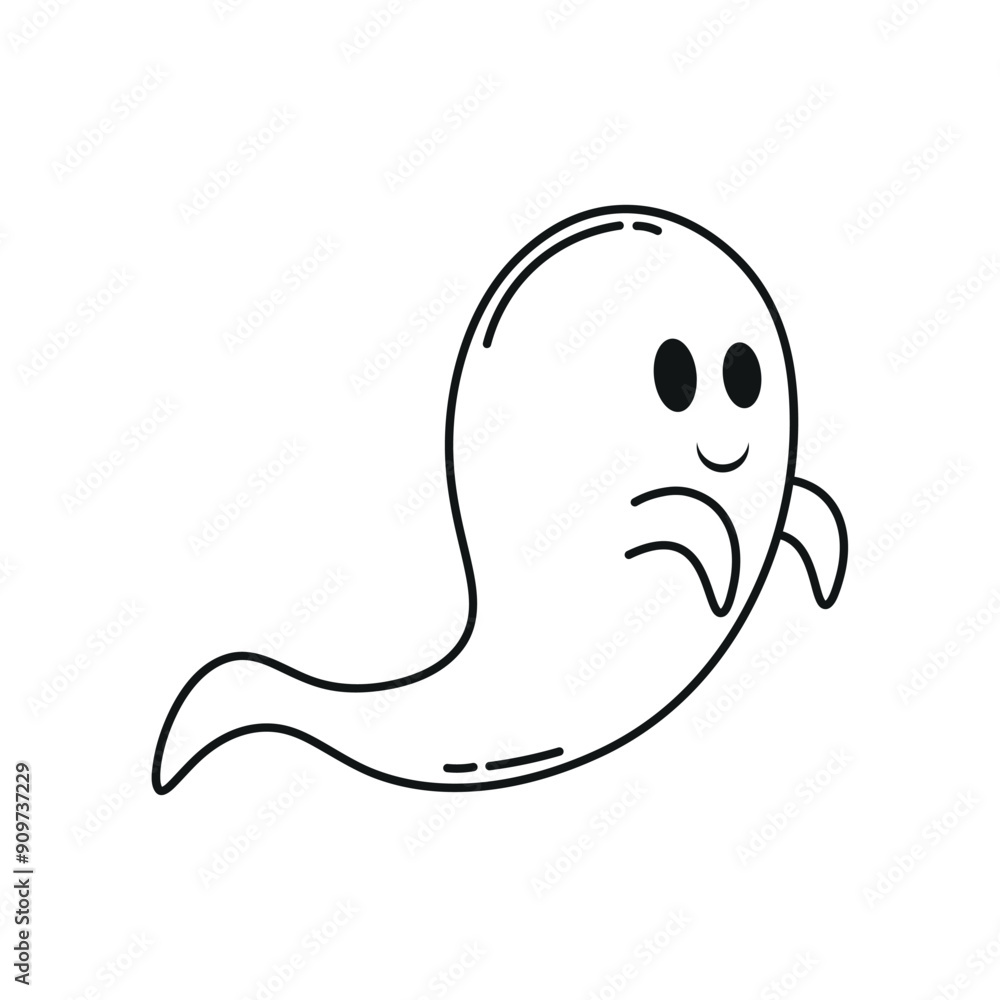 Cute Ghost Doodle Cute Ghost Doodle