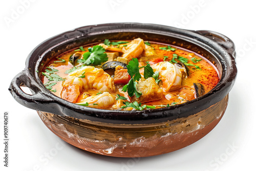 Traditional Brazilian moqueca de peixe stew