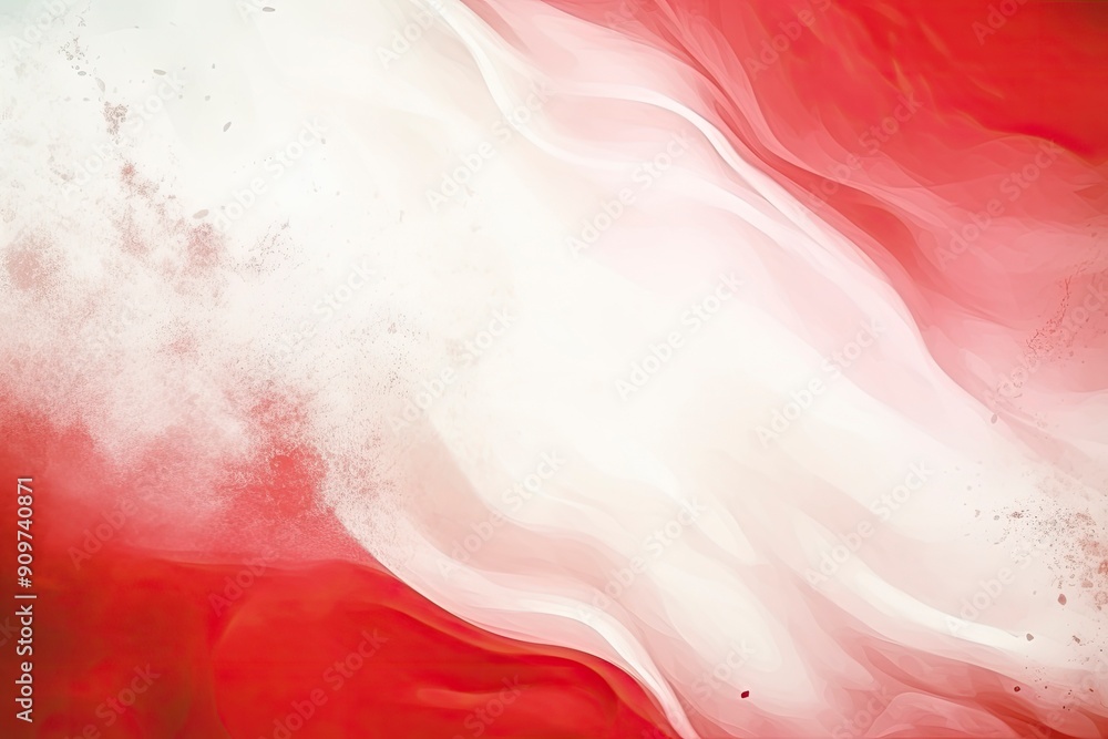 Indonesian flag with White and Red Poster design, realistic, in the middle there is empty space for text, HD with generative ai Indonesian flag with White and Red Poster design, realistic, in the middle there is empty space for text, HD with generative ai