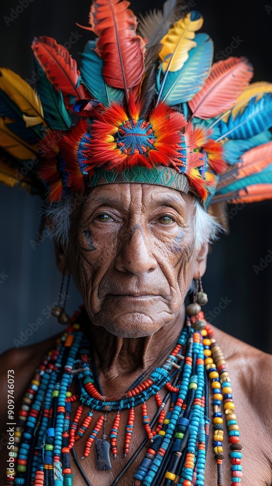 photo, portrait of a native Indonesian tribe, front view, intricate detail, taken with IMAX Laser with generative ai photo, portrait of a native Indonesian tribe, front view, intricate detail, taken with IMAX Laser with generative ai